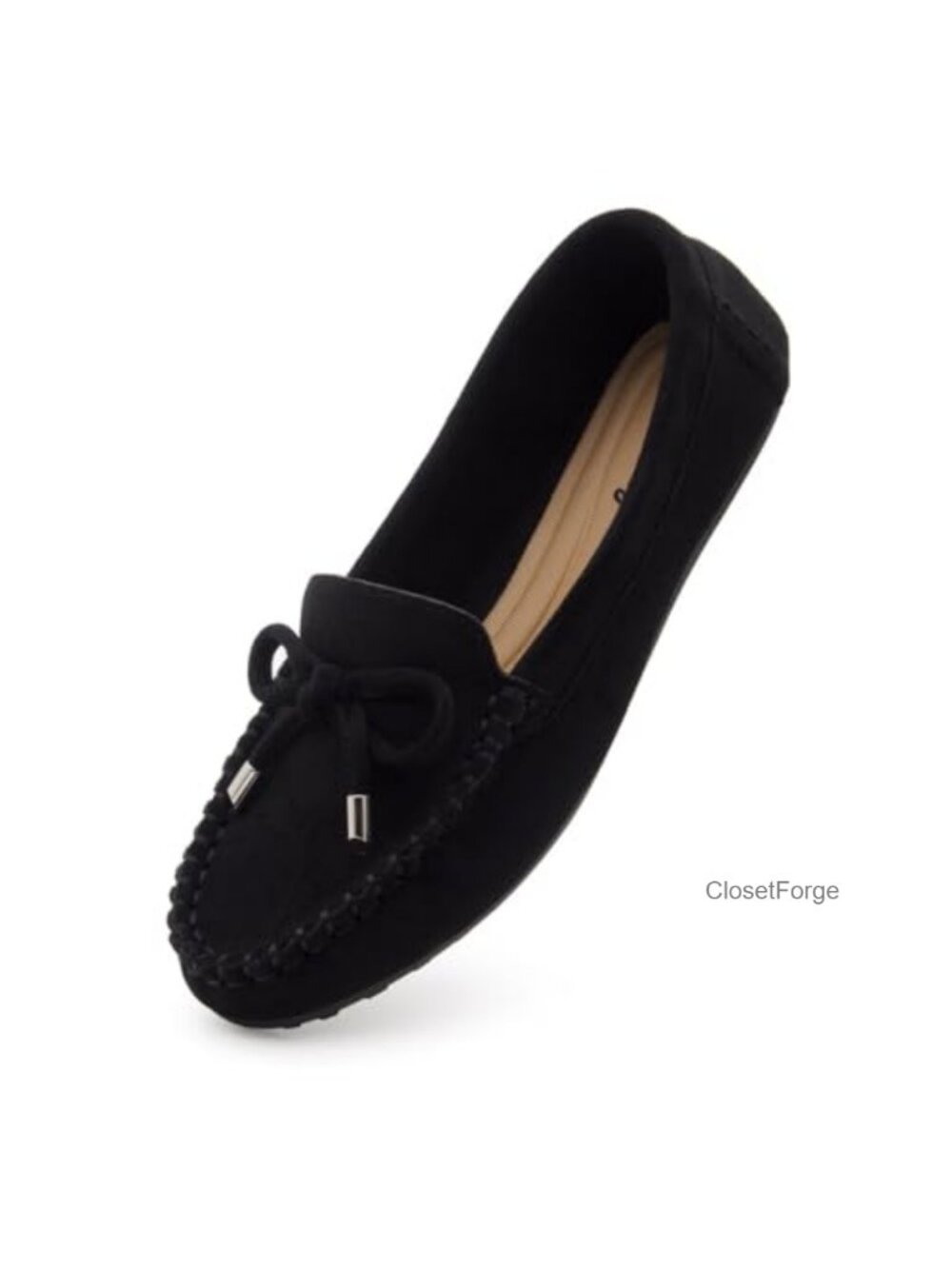 Women's Slip-On Loafers with Memory Foam, Breathable Mocc for Office
